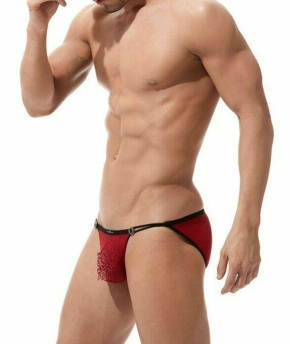 Gregg Homme Brief Conquistador Mesh Fishnet Slip Red 160003 113 - SexyMenUnderwear.com