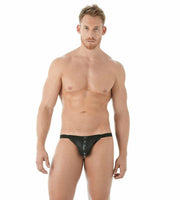 Gregg Homme Brief Diablo Leather-Look Fetish Briefs 142903 124 - SexyMenUnderwear.com