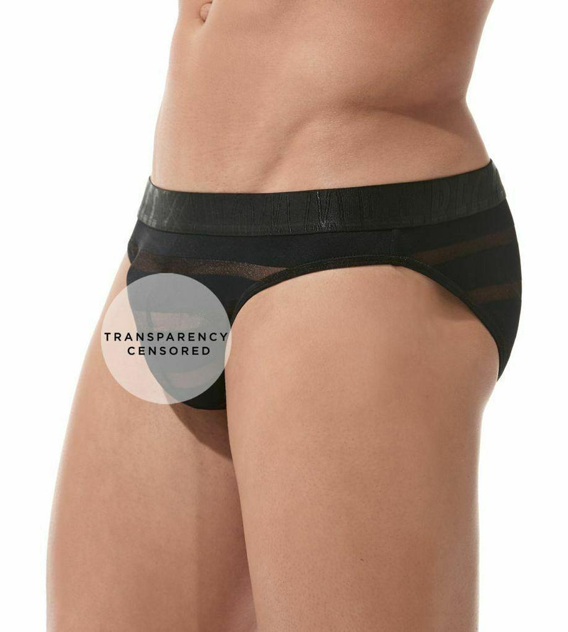 Gregg Homme Brief Encore Semi Sheer See-Through Black 160603 115 - SexyMenUnderwear.com