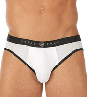 Gregg Homme Brief Gentlemen Modal Slip White 121603 111 - SexyMenUnderwear.com