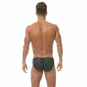 Gregg Homme Brief Hookt Mens Briefs Detachable Slip Black 162203 121 - SexyMenUnderwear.com