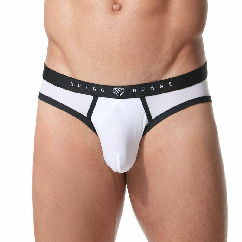 Gregg Homme Brief Room Max Outraggeous Underwear White 152703 49 - SexyMenUnderwear.com