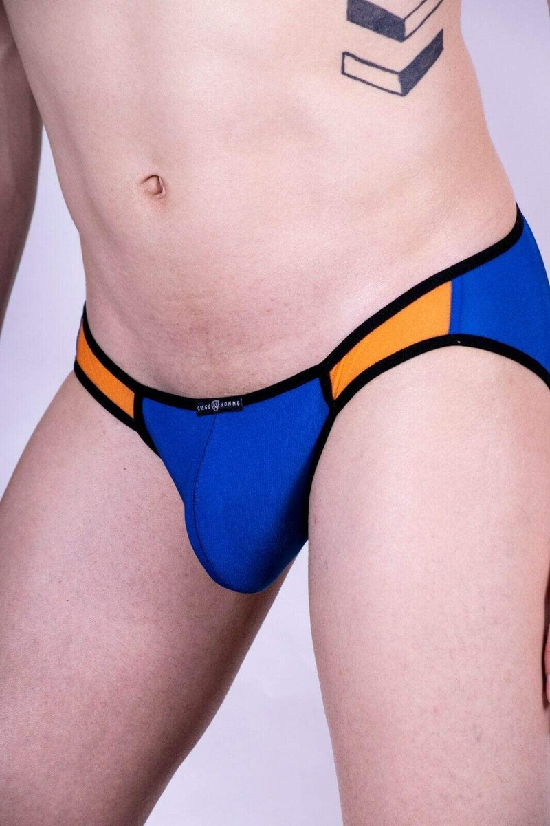Gregg Homme Brief Super-Ero Slip Hyperstretch Bold Color Orange Royal 160303 97 - SexyMenUnderwear.com