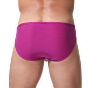 Gregg Homme Brief Xcite Micro Modal Jacquard Briefs Magenta 152403 122 - SexyMenUnderwear.com