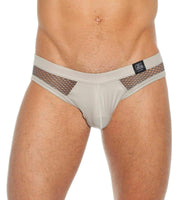 GREGG HOMME XS Gregg Homme Brief Beyond Doubt Side-Mesh Sexy Slip Pewter 110213 172