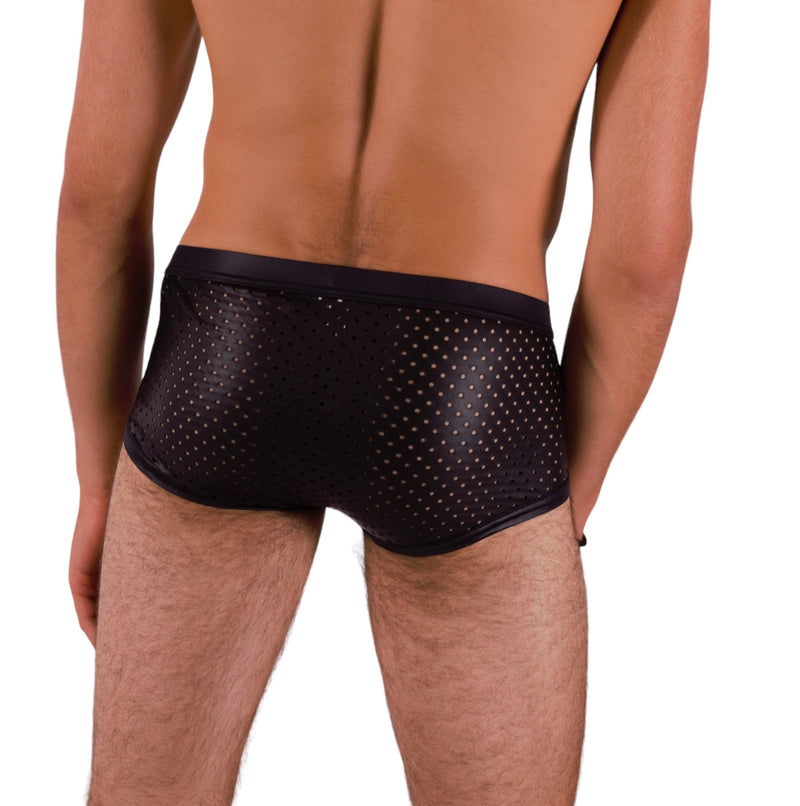 Gregg Homme IMPULSE 2.0 Boxer briefs Leather look 1019 8 - SexyMenUnderwear.com