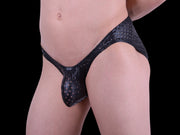 GREGG HOMME Impulse Low Cut Brief Leather Look NR142003 8A - SexyMenUnderwear.com