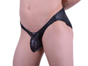 GREGG HOMME Impulse MINI Brief Leather Look C-Ring R142003 8A - SexyMenUnderwear.com