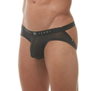 Gregg Homme Jock Bubble G'homme Jockstrap Outrageous Black 162134 158 - SexyMenUnderwear.com
