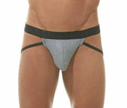 Gregg Homme Jock Feel IT Stetchy Cotton Jockstrap Black 162434 90 - SexyMenUnderwear.com