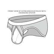 Gregg Homme Jock Room-Max Hyper Stretch Jockstrap Spacious Pouch Red 152734 113 - SexyMenUnderwear.com