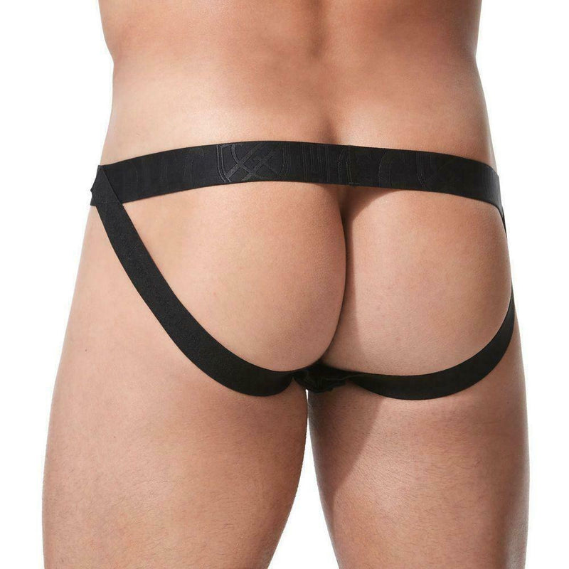 GREGG HOMME Jock Temptation Jockstrap See-Thru Mesh Black 152134 109 - SexyMenUnderwear.com