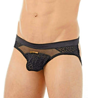 Gregg Homme Jock Tryst Velour Mesh Jockstrap Black 130134 129 - SexyMenUnderwear.com