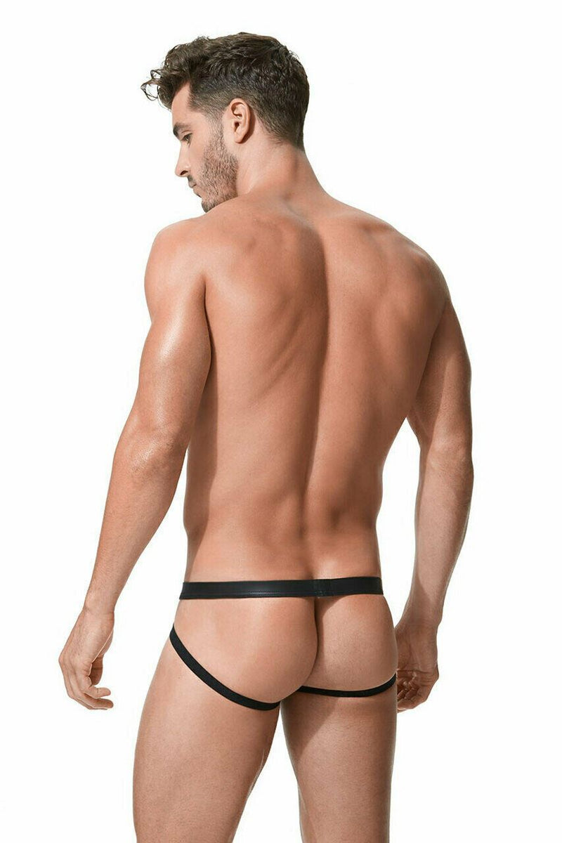 Gregg Homme Jockstrap Fetish CRAVE Faux-Leather Contour Pouch 152634 56 - SexyMenUnderwear.com