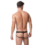 Gregg Homme Jockstrap Xcite MicroModal Jacquard Jock Black 152434 122 - SexyMenUnderwear.com