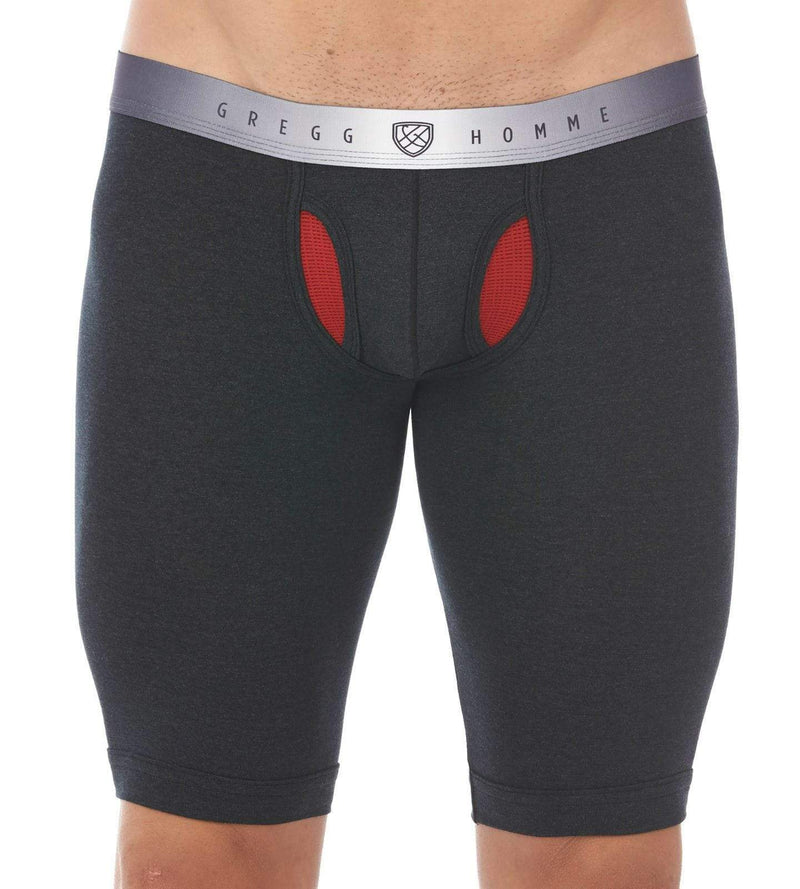 Gregg Homme Leggings Heat Jammer Long Boxers Micro modal Charcoal 140555 80 - SexyMenUnderwear.com