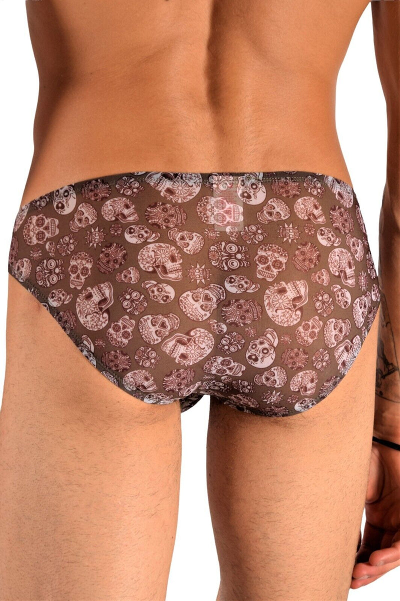 Gregg Homme SKULL Mens mini Briefs Slip C-ring 03 23b - SexyMenUnderwear.com