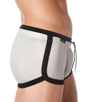 Gregg Homme Swimwear Boytoy Swim-Short Pewter 100435 140 - SexyMenUnderwear.com