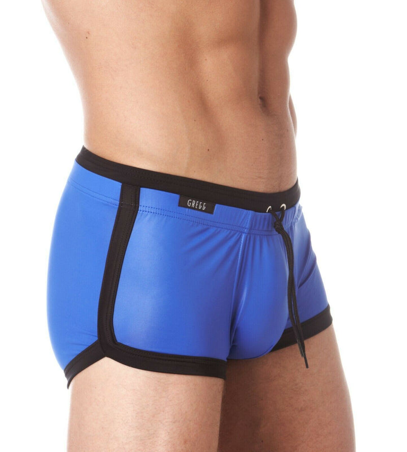 Gregg Homme Swimwear Retro Boytoy Swim-Short Royal 100435 140 - SexyMenUnderwear.com