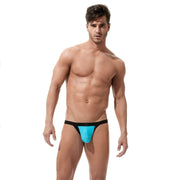 Gregg Homme Thong Avant-Garde Sheer / Fishnet Mesh Tangas Aqua 160404 95 - SexyMenUnderwear.com