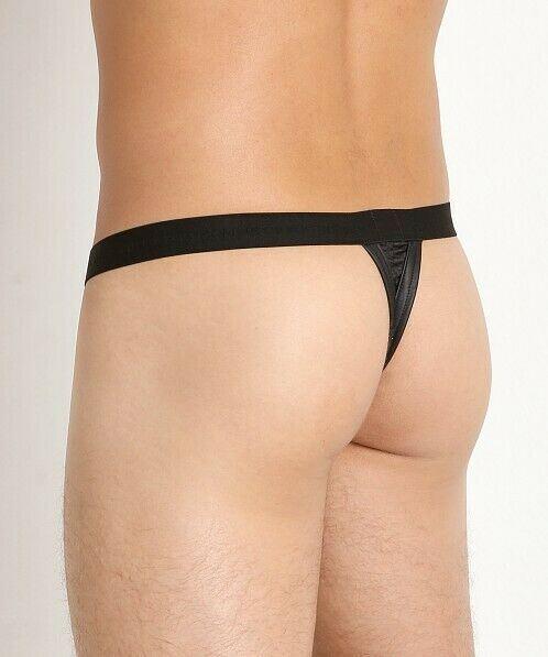 GREGG HOMME Thong Diablo Studded Fetish Faux Leather Thongs 142904 124 - SexyMenUnderwear.com