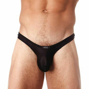 Gregg Homme Thong Voyeur Hyperstretch Tangas Black 100604 42 - SexyMenUnderwear.com