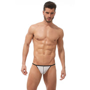 Gregg Homme Torridz Pouch C-Ring Hyper-Stretch BackLess String White 87416 - SexyMenUnderwear.com