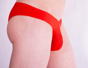 HIDDEN Bikini open bum shorty two piece combination Pouch White red 968 8 - SexyMenUnderwear.com