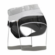 HIDDEN Brief Garterbelt Mesh Briefs Sexy lingerie For Men White 953 5 - SexyMenUnderwear.com