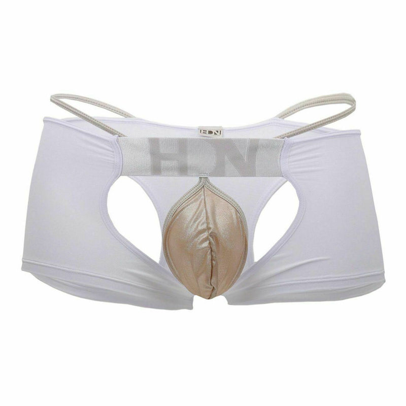 Hidden Sexy Boxer Lingerie For Men Open Butt Boxers Trunk WHITE 957 4 - SexyMenUnderwear.com