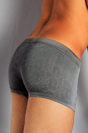 HOM Boxer Temptation Insider Grey Combo Viscose MEDIUM 1 - SexyMenUnderwear.com