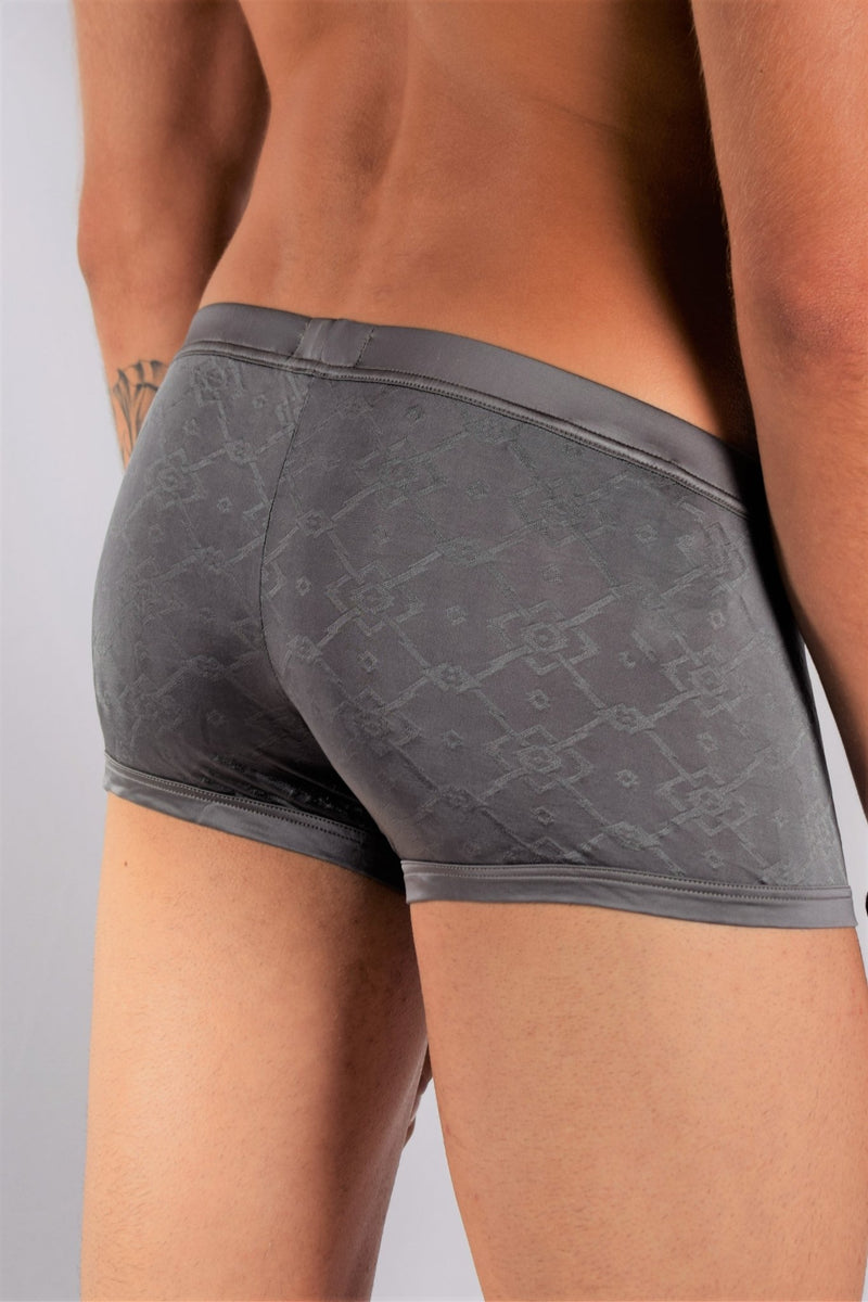 HOM Boxer Temptation Insider Grey Combo Viscose MEDIUM 1 - SexyMenUnderwear.com