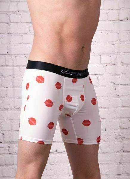 JJ MALIBU Boxer Brief Lolypop Curious Beaver Super Soft Underwear 3 - SexyMenUnderwear.com