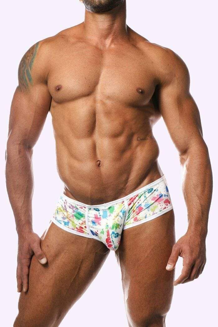 JJ MALIBU Briefs Paint SPLASH Slips Sensual Brief 3 - SexyMenUnderwear.com
