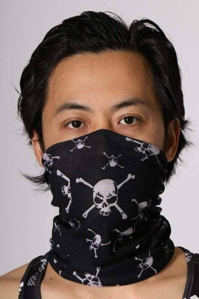 JJ MALIBU Face Mask SKULL Face Cover / Scarf Lightweight Canada Made 2 - SexyMenUnderwear.com