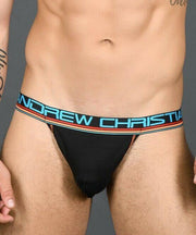 Jock Almost Naked Cotton Fabric Undies Black 91089 28 - SexyMenUnderwear.com