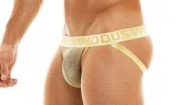 Jock Modus Vivendi Armor Jockstrap Metallic Gold 01011 54 - SexyMenUnderwear.com