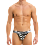 Jock Modus Vivendi Fashion Viscose Jockstrap Animal Printed ZEBRA 14916 43 - SexyMenUnderwear.com