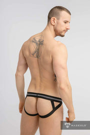 Jockstrap MASKULO Military Jockstraps With Lifter Gray JS163-93 17 - SexyMenUnderwear.com