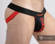 Jockstrap MASKULO Printed Mesh Jock Elastic Extra Comfort JS074-10 28 - SexyMenUnderwear.com