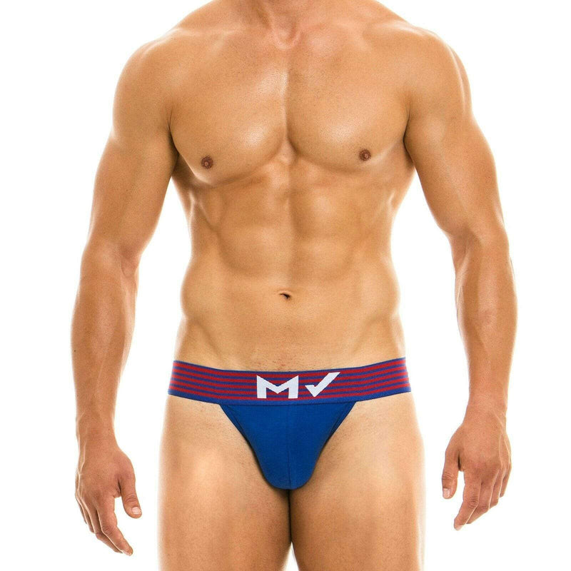 Jockstrap Modus Vivendi Jock Marine Superior Quality Cotton Elastan Blue 10815 4 - SexyMenUnderwear.com