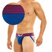 Jockstrap Modus Vivendi Jock Marine Superior Quality Cotton Elastan Blue 10815 4 - SexyMenUnderwear.com