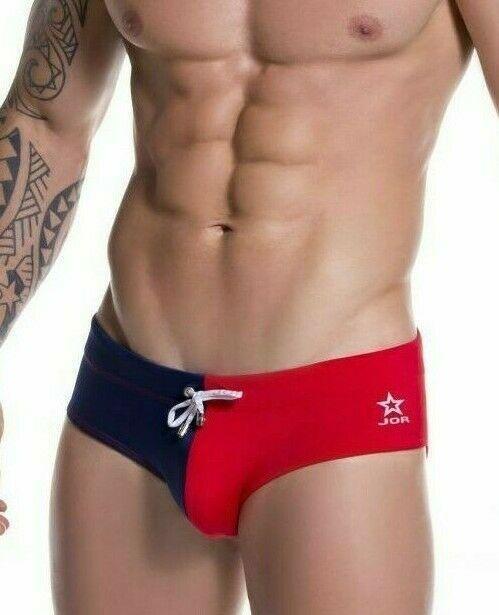 JOR Swimwear Verona Swim Brief Navy-Red 0758 2 - SexyMenUnderwear.com