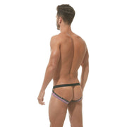 LARGE Gregg Homme Jock Bubble G'homme Jockstrap Outrageous Pink 162134 158 - SexyMenUnderwear.com