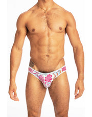 L'Homme Invisible Micro Briefs Technicolor Dreams Push Up Rose Fushia MY44 -TEC8 - SexyMenUnderwear.com