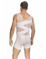 L'Homme Invisible Singlet CURIO Seamless Bodysuit Transparent White FW01 4 - SexyMenUnderwear.com