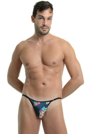 L'Homme Invisible Thong Striptease Detachable String Matryoshka Black MY11X 7 - SexyMenUnderwear.com