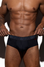 LVW AMSTERDAM Brief Smooth Lycra Jersey Eco-Briefs Navy LVBR102 19B - SexyMenUnderwear.com