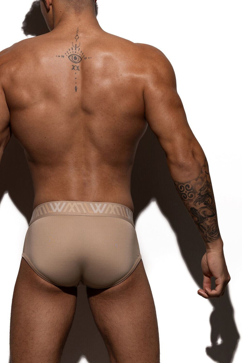 LVW AMSTERDAM Luxury Brief Smooth Lycra Jersey Briefs Nude Sand 13 - SexyMenUnderwear.com