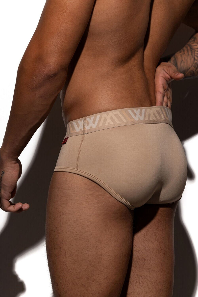 LVW AMSTERDAM Luxury Brief Smooth Lycra Jersey Briefs Nude Sand 13 - SexyMenUnderwear.com